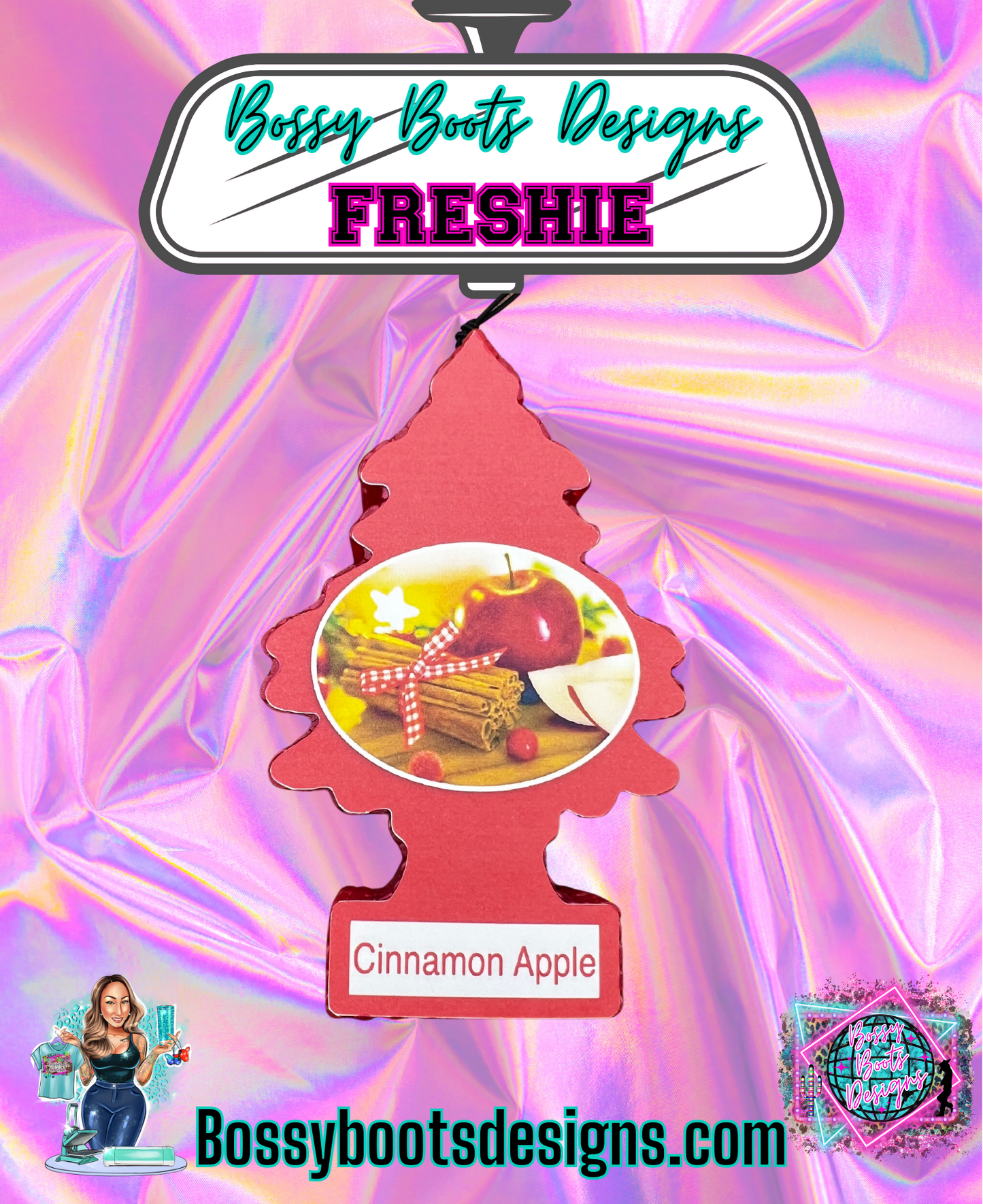 Cardstock Little Trees Freshener