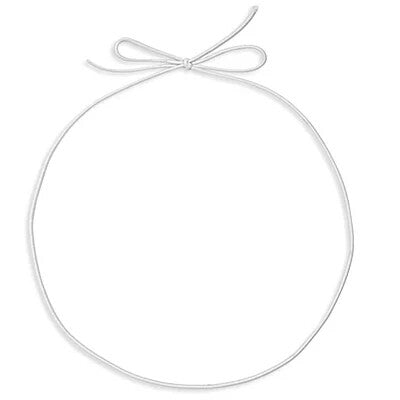 White Precut Elastic