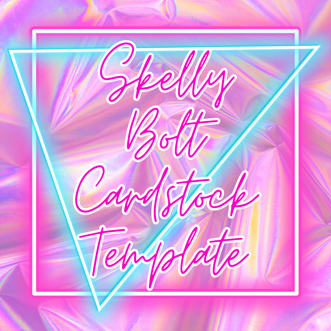 Skelly Bolt Cardstock Template