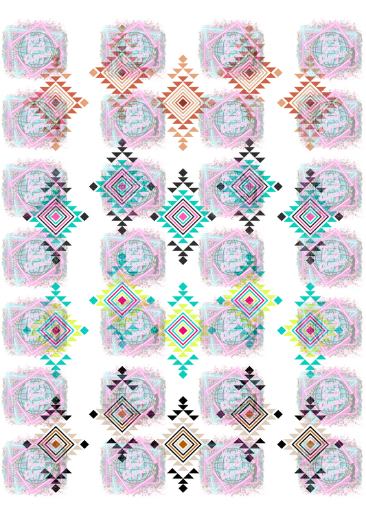 Exclusive Freshie Decal Sheet- Aztec 1