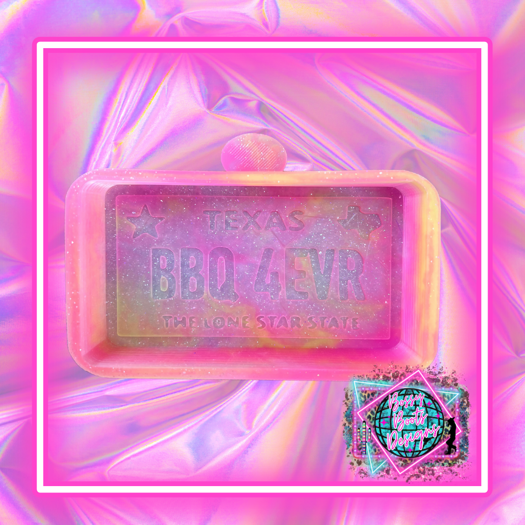 BBQ License Plate