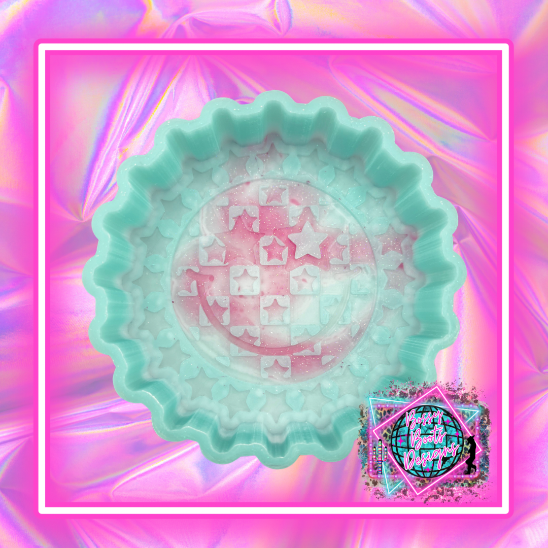 Jeweled Checkered All Stars Smiley