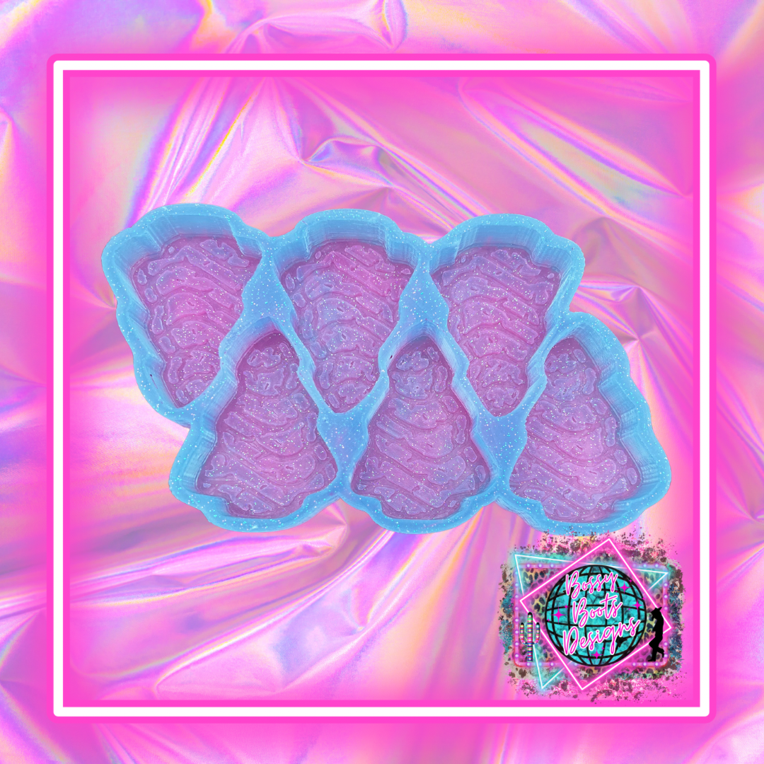 Snack Cakes 6 pack Wax Tart Mold