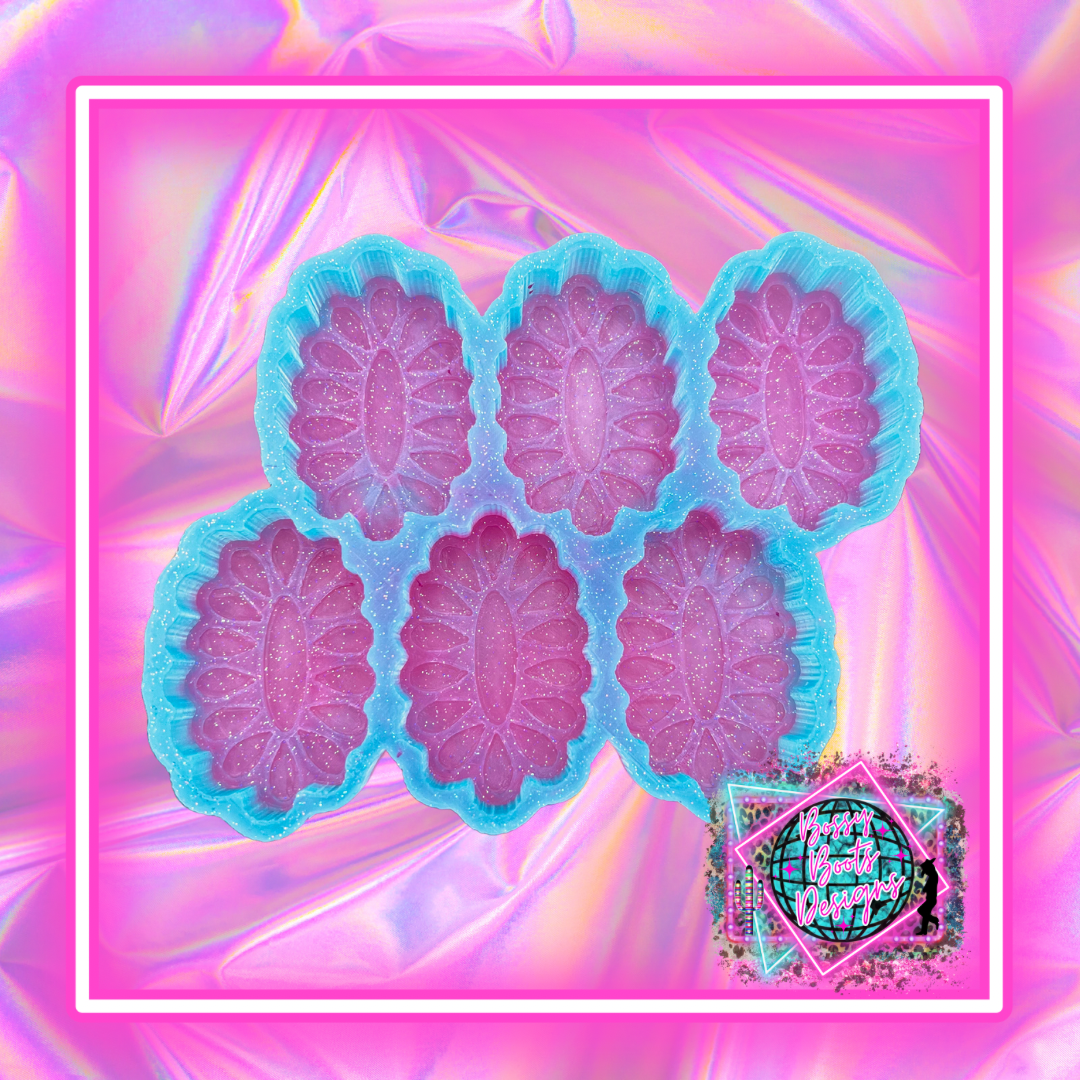 Squash Blossoms 6 pack Wax Tart Mold