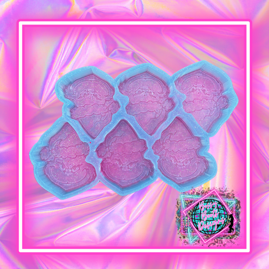Mean One
 Heads 6 pack  Wax Tart Mold