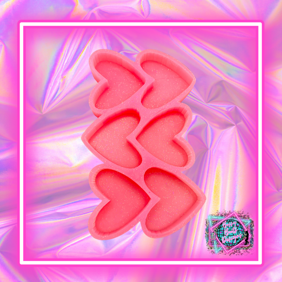 Skinny Wide Heart Wax Tarts