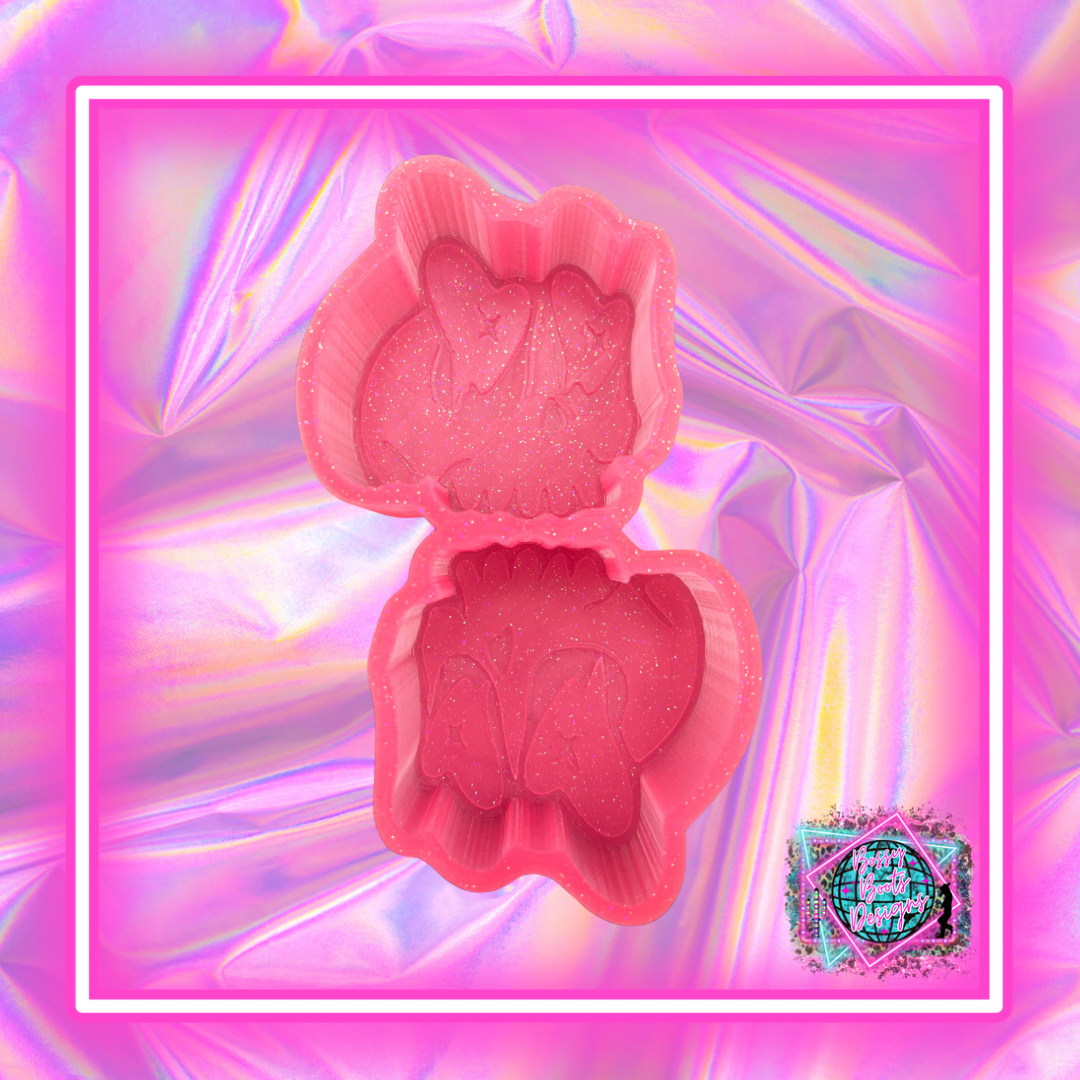 Graffiti Heart Skelly Vent Clips