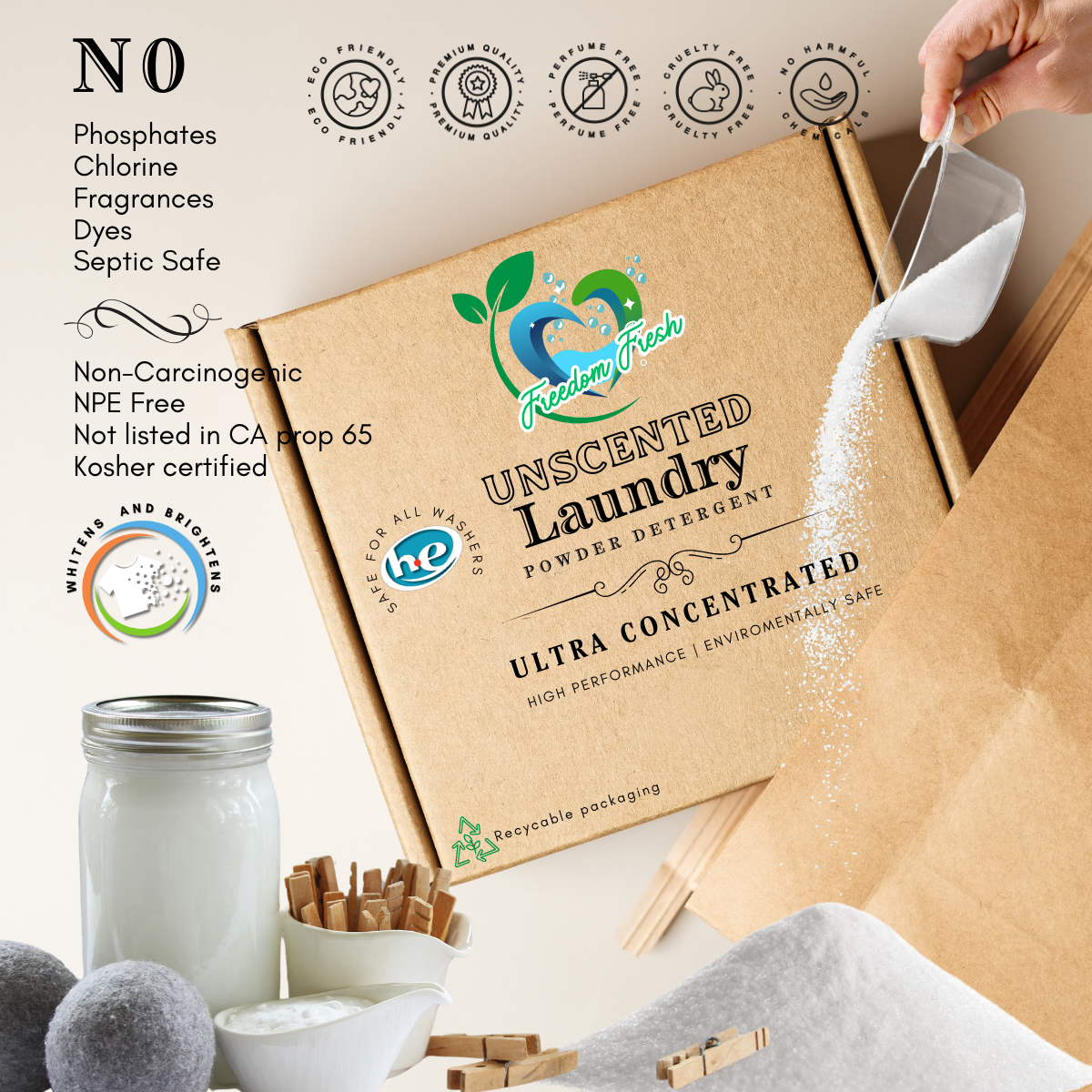 Scent your own Laundry Detergent Kit
