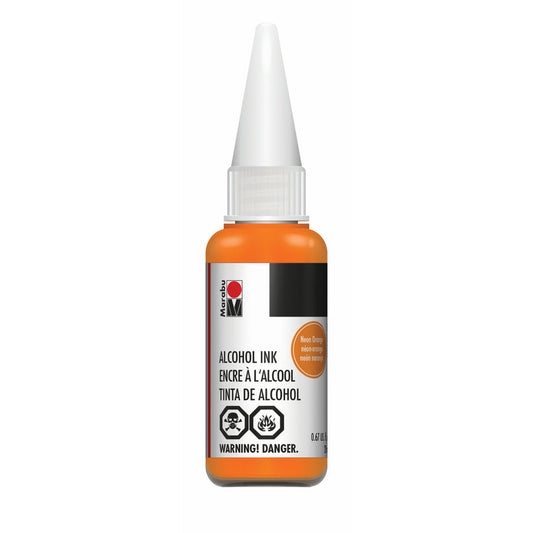 Marabu Alcohol Ink .68oz - Neon Orange