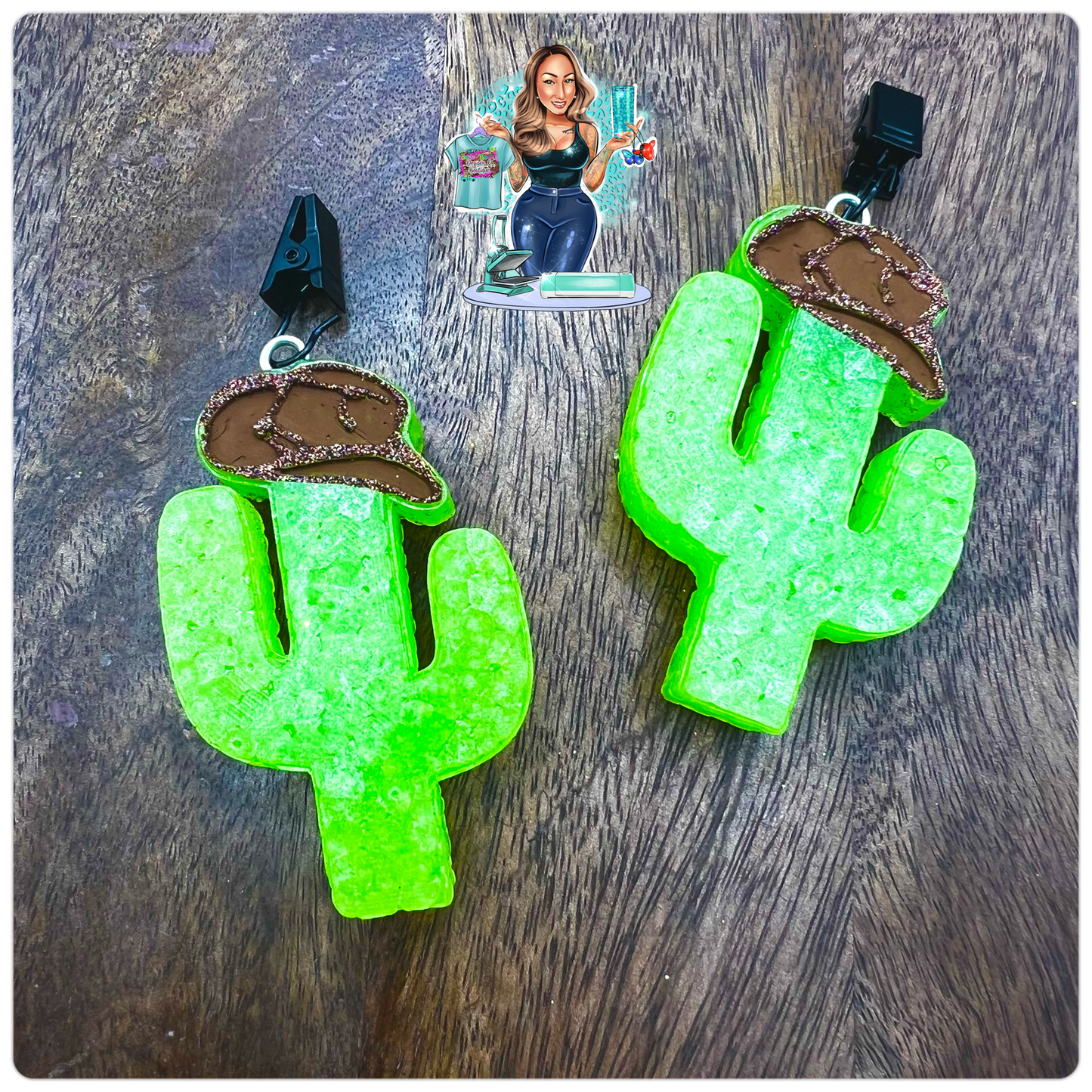Cactus Cowboy Vent Clips