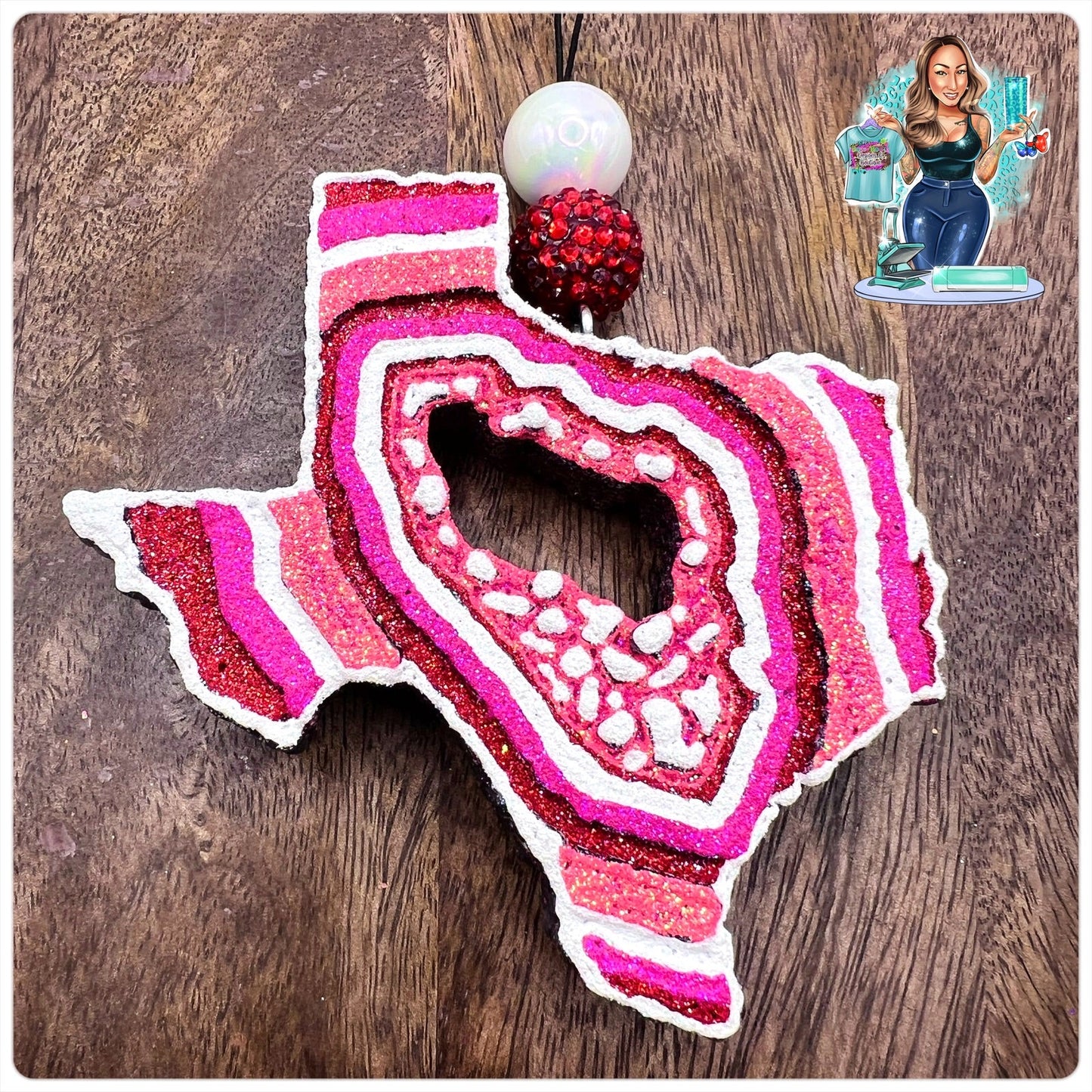 3D Geode Texas With Hole