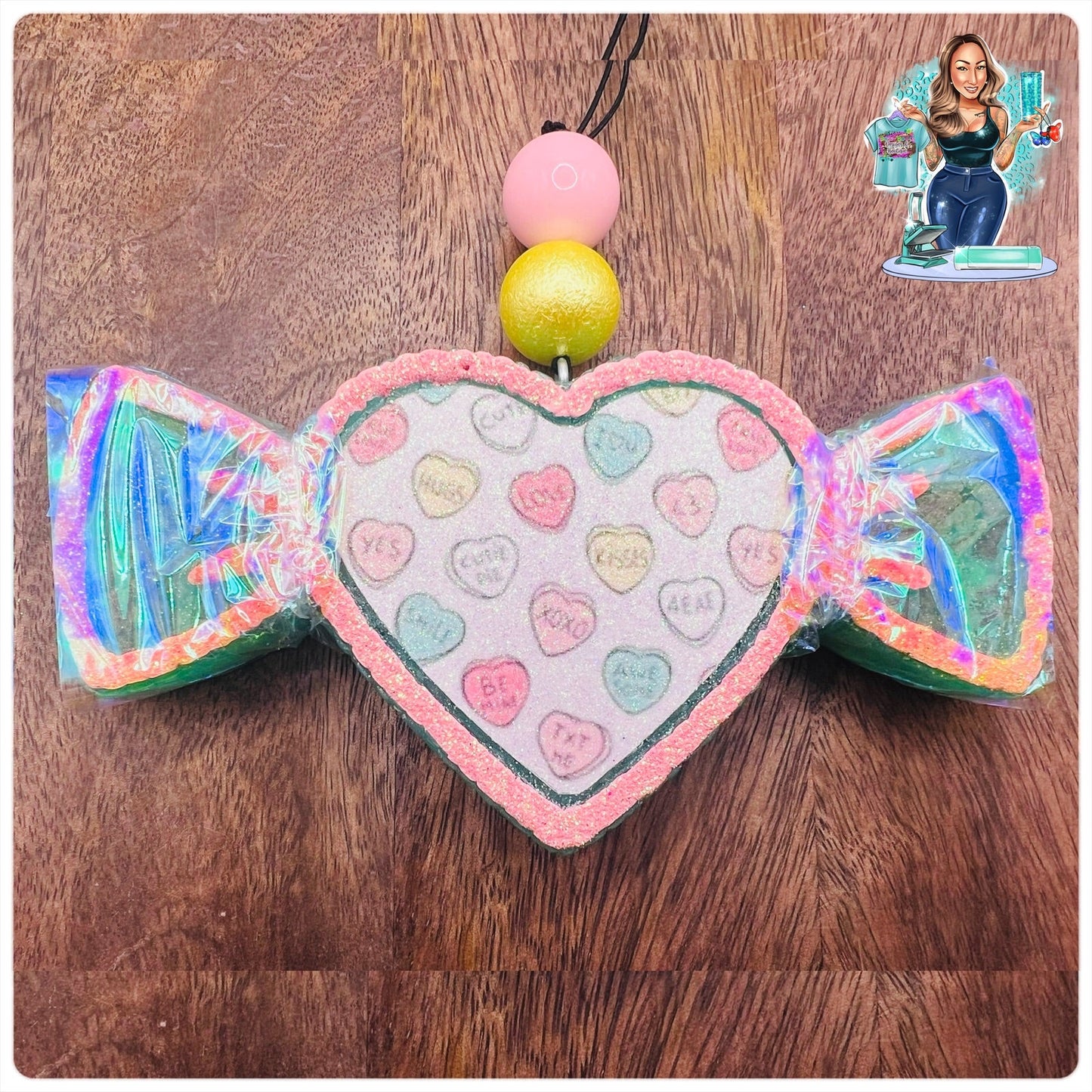 Cardstock Heart Candy