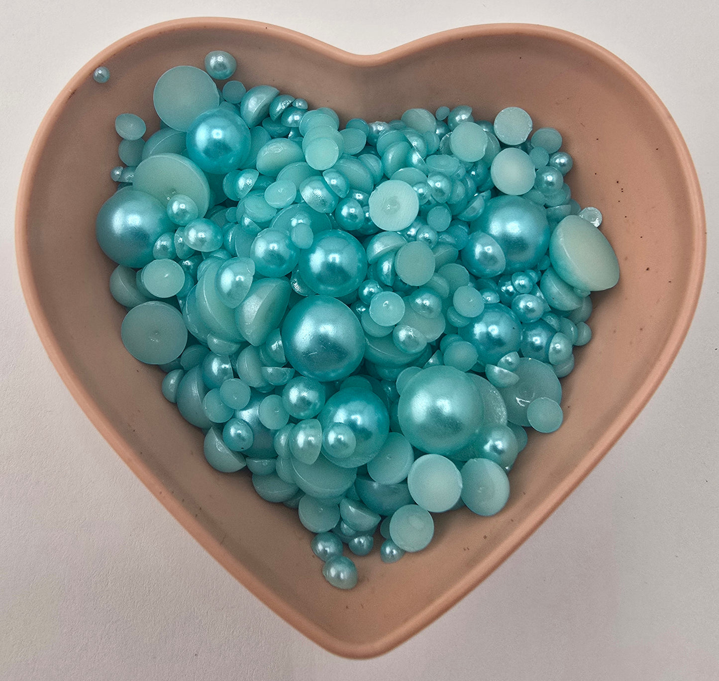 Aquamarine Half Pearl Mix