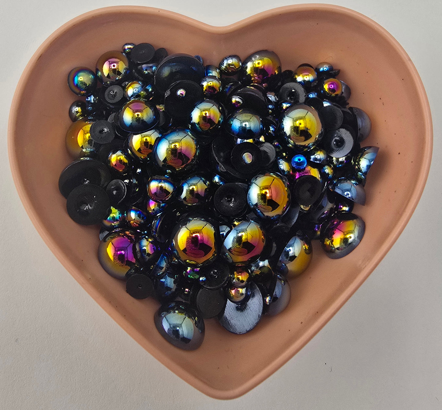 Black AB Half Pearl Mix