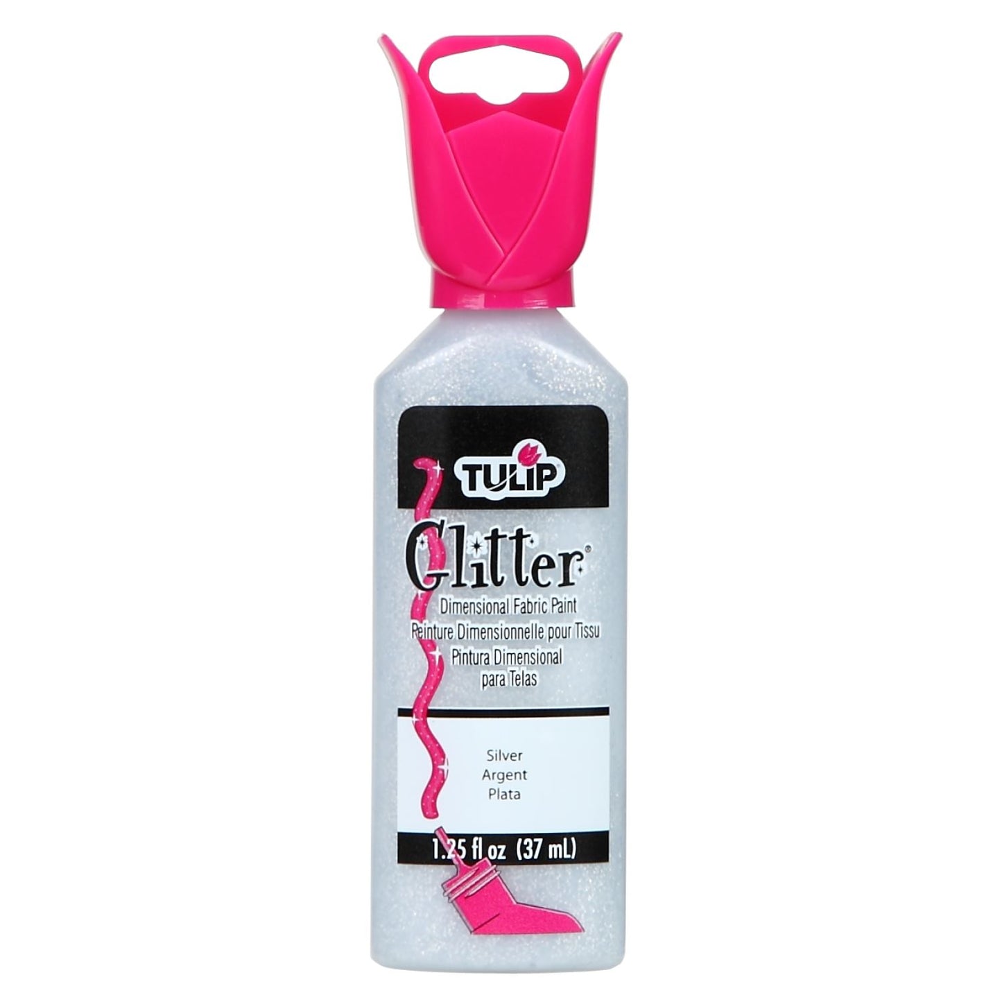 Tulip Glitter Silver 1.25oz Clearance