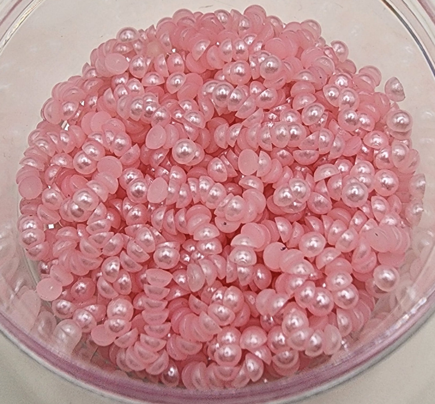 Light Pink Half Pearl 3mm