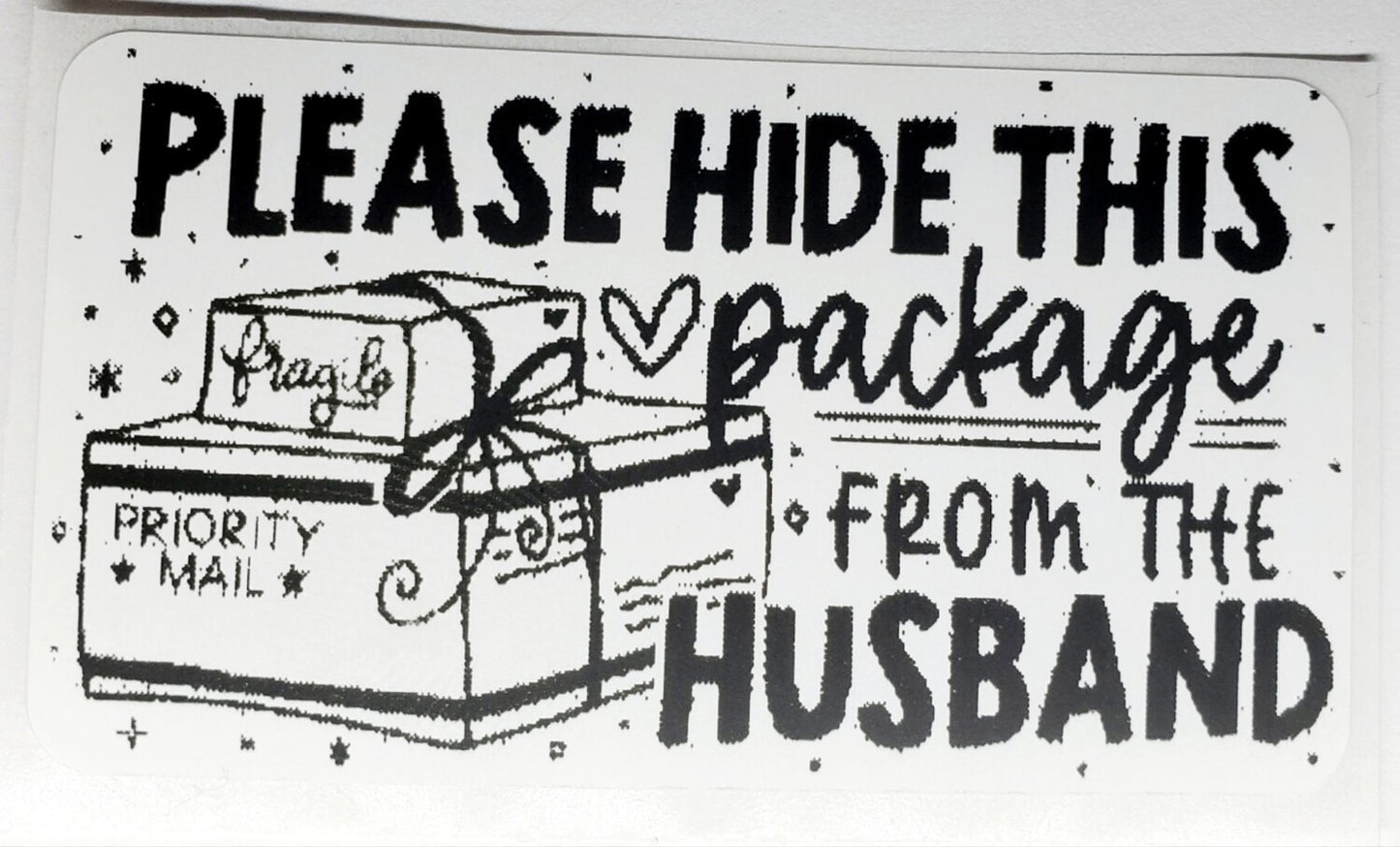 Hide Package Stickers