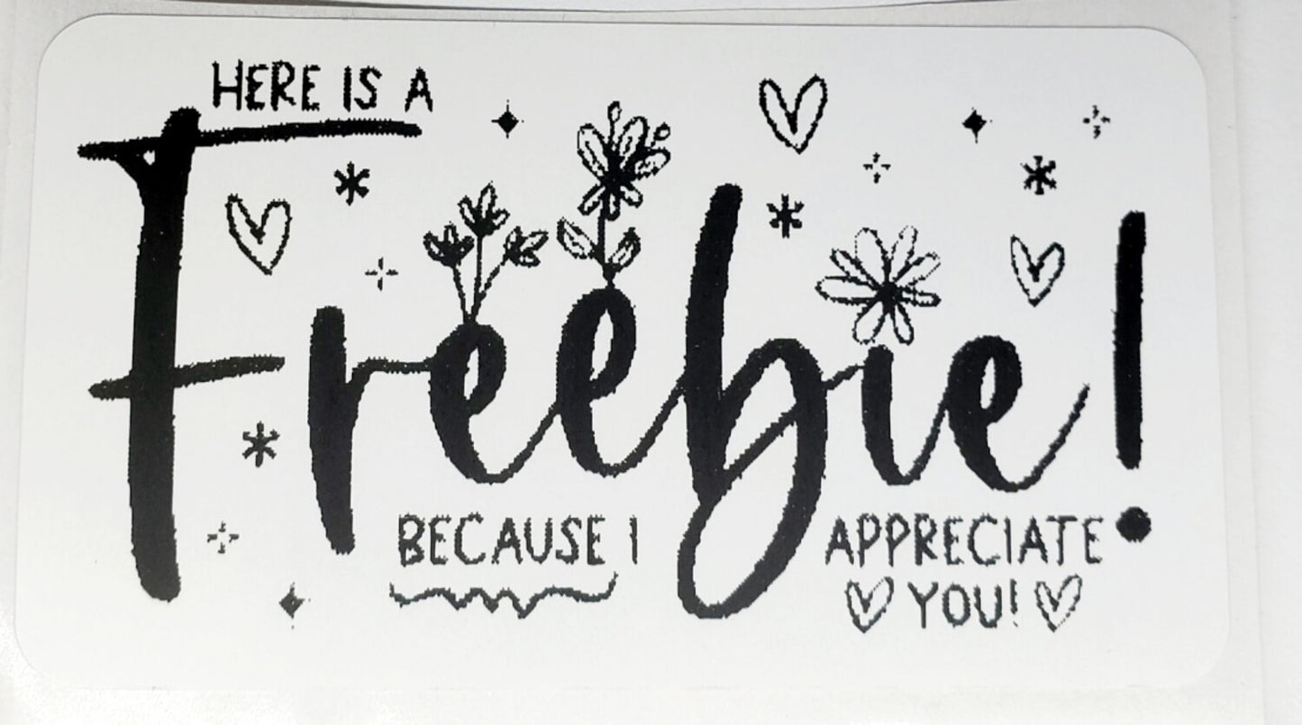 Freebie Stickers