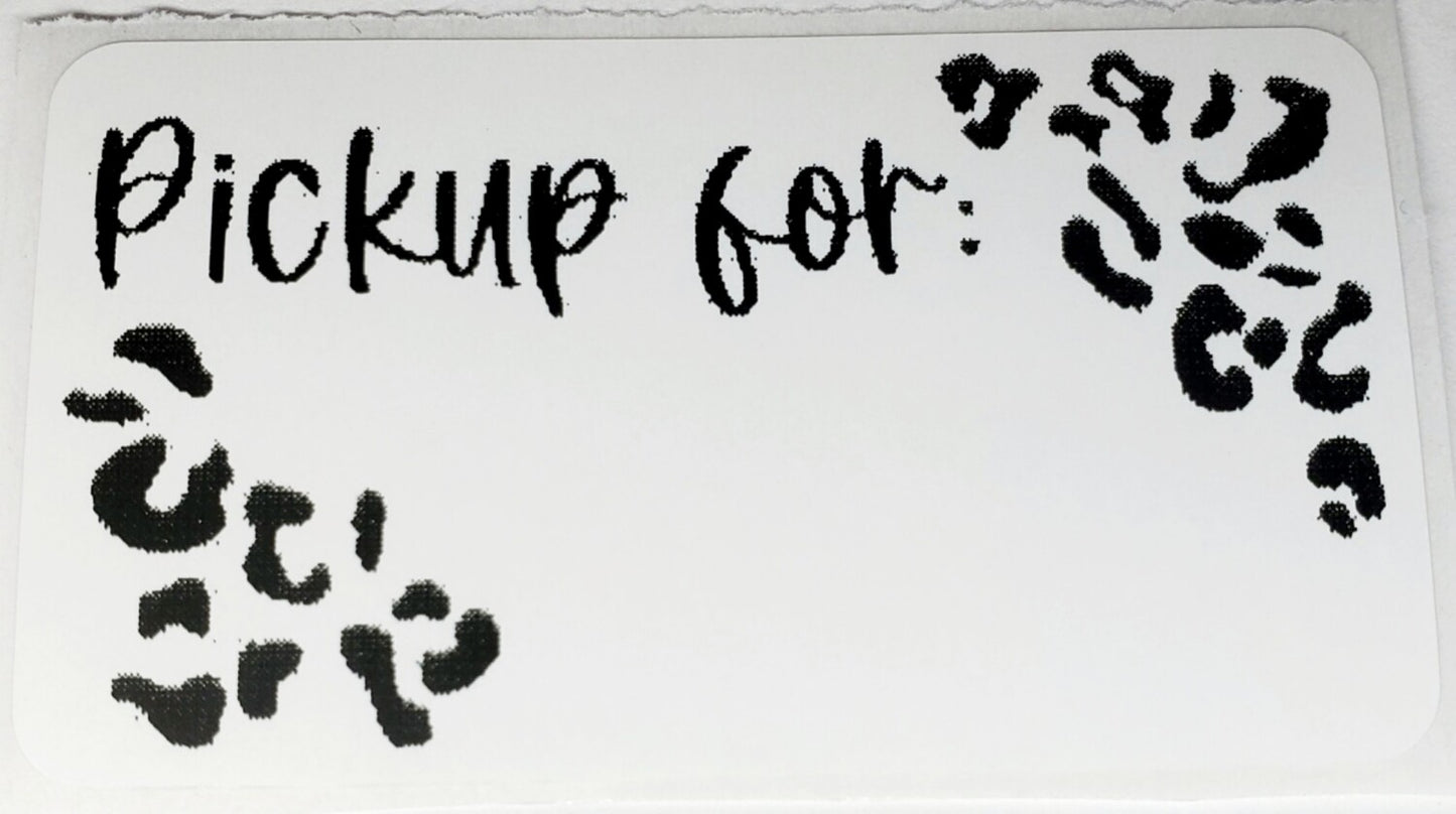Leopard Print Pickup Stickers