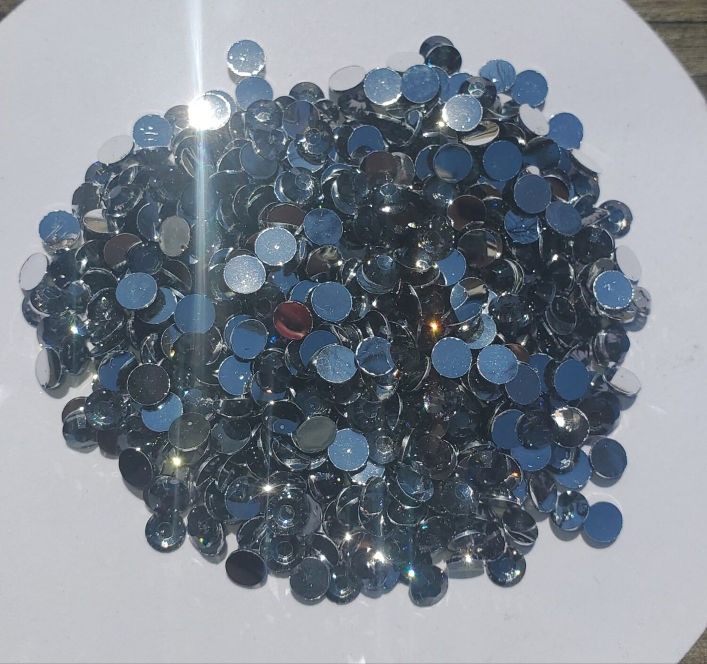 Black SS16 4mm Rhinestones