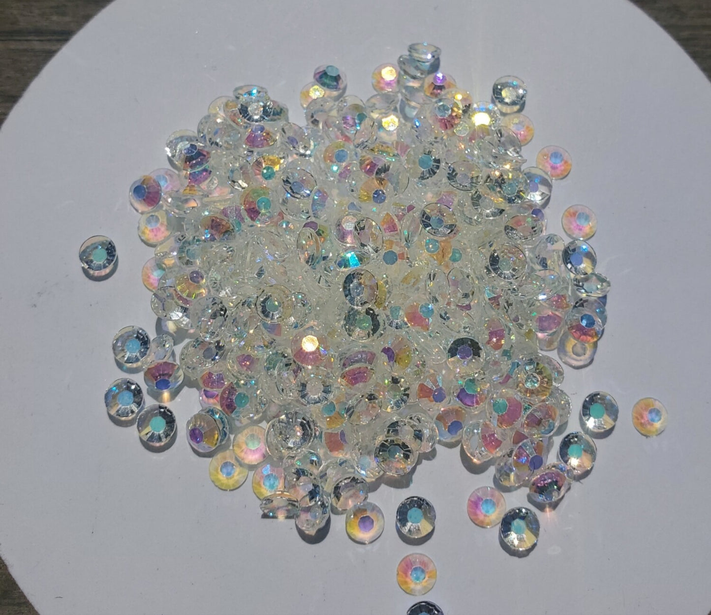Translucent AB SS16 4mm Rhinestones