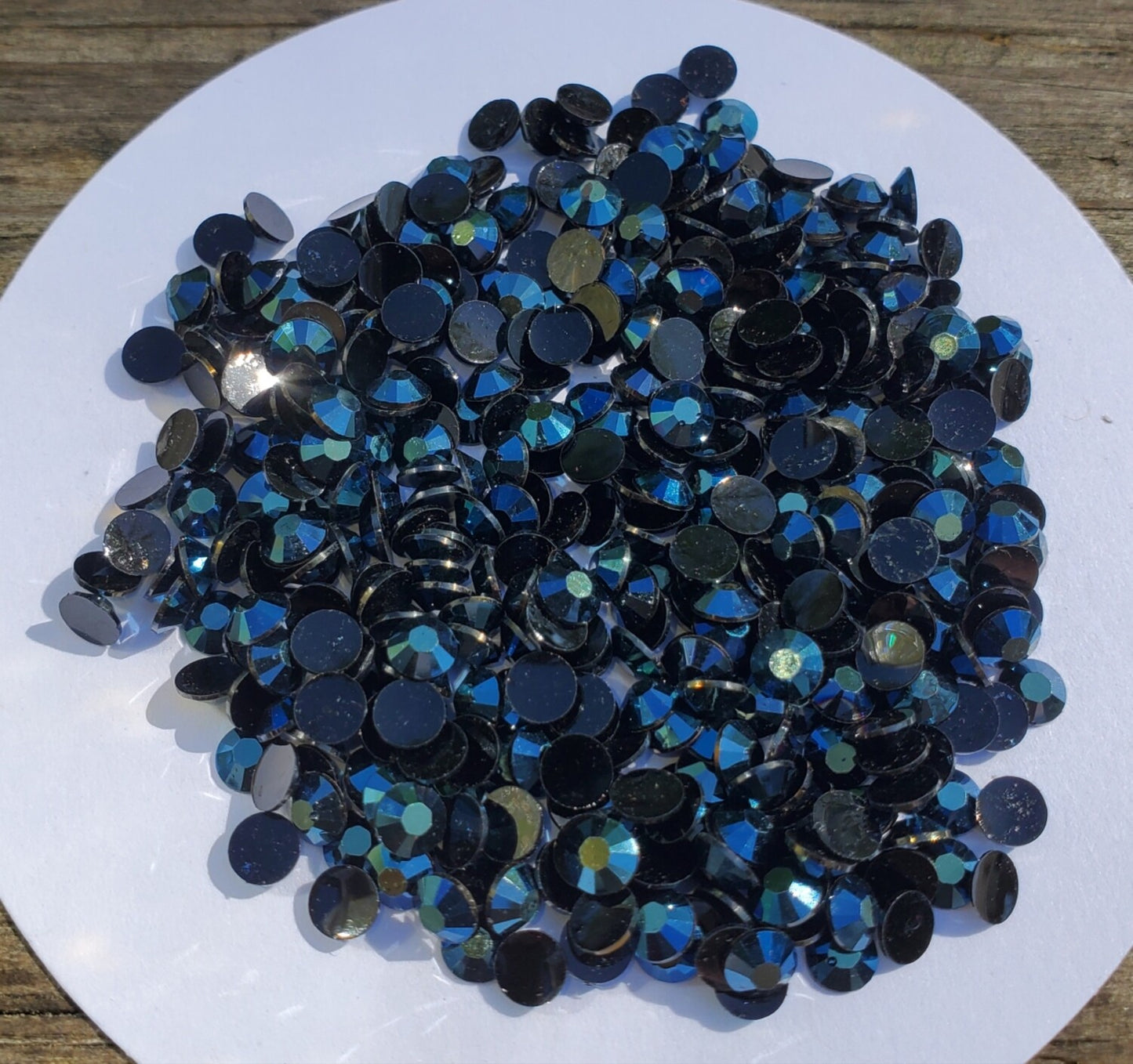 Black AB SS16 4mm Rhinestones