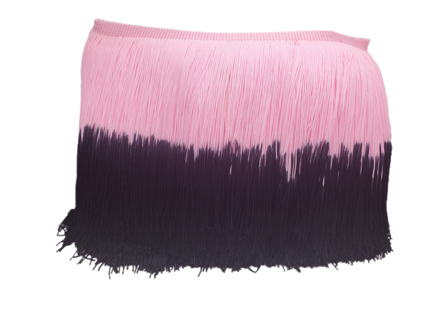 Pink Black Ombre Fringe