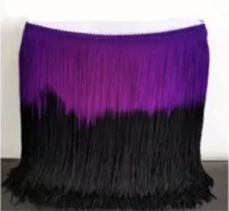 Purple Black Ombre Fringe