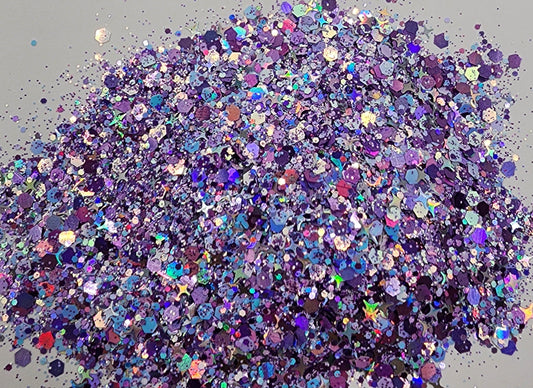 Amethyst Chunky Mix Glitter