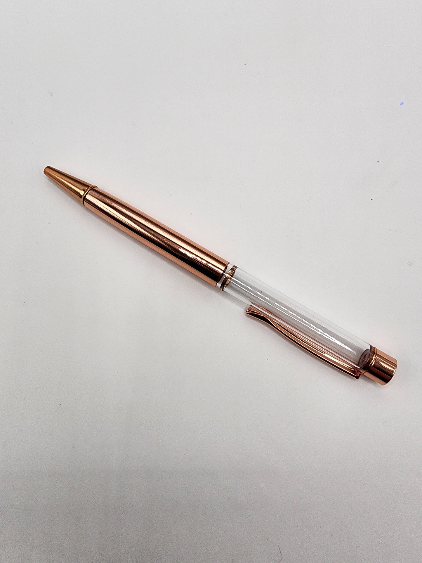 Rose Gold Snowglobe Pen