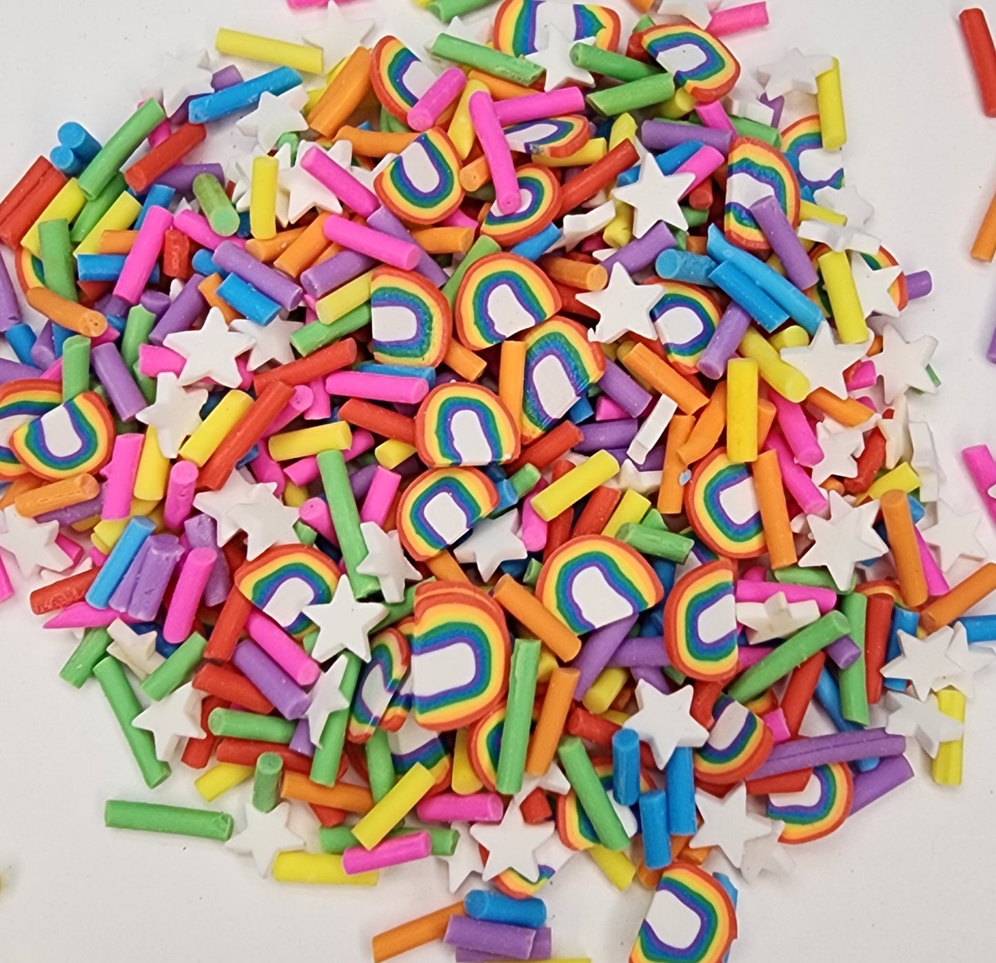 Rainbow Sprinkles Polymer Clay