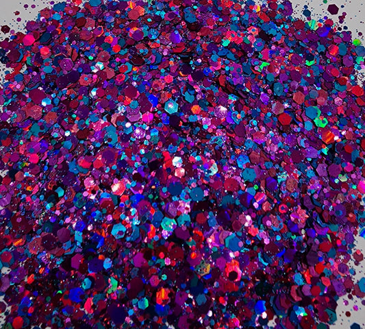 Freya Holographic Chunky Mix Glitter