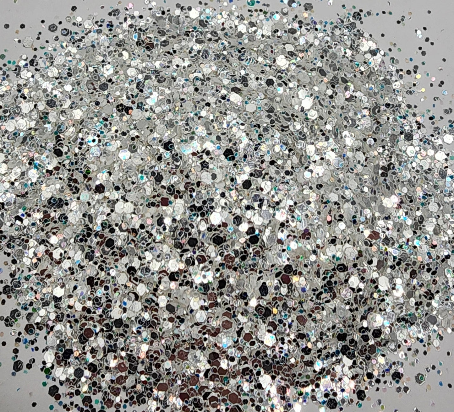 White Diamonds Mini Chunky Mix Glitter