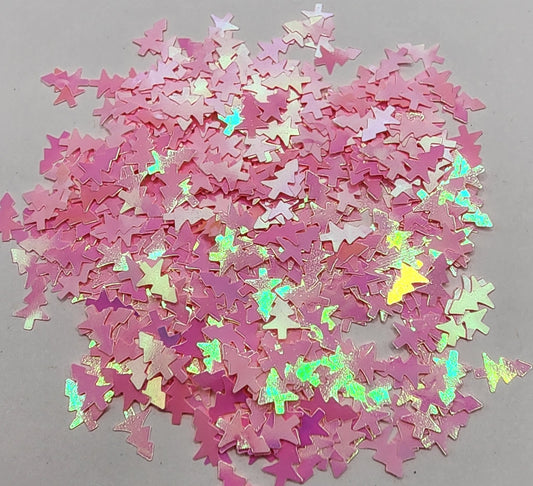 Pink Christmas Tree Glitter