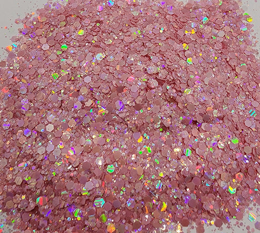 Cheer Bear Holographic Chunky Mix Glitter