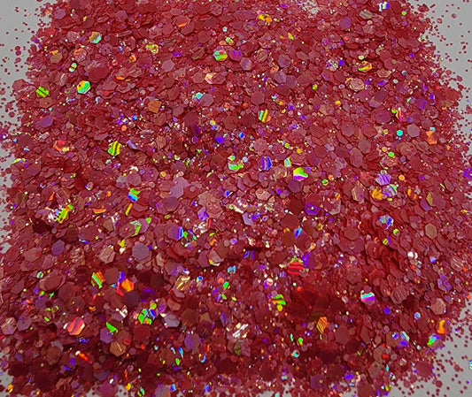 Love-A-Lot Bear Holographic Chunky Mix Glitter