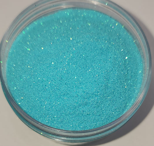 Neon Blue Iridescent Glitter Dust