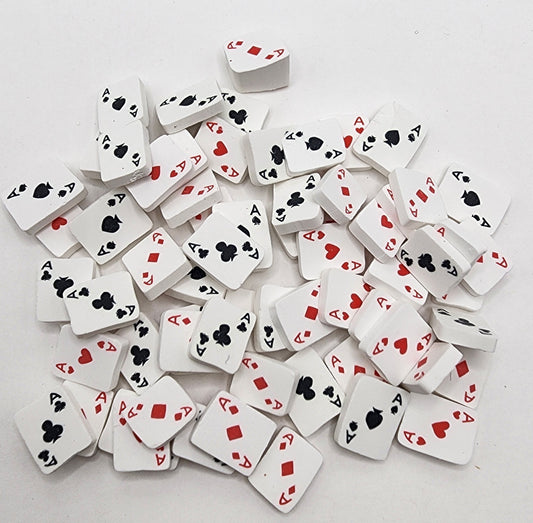 Playing Cards 10mm Polymer Clay