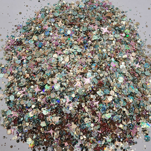 Heather Chunky Mix Glitter