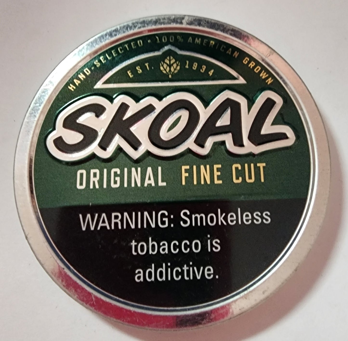 Skoal Original Fine Cut Lid