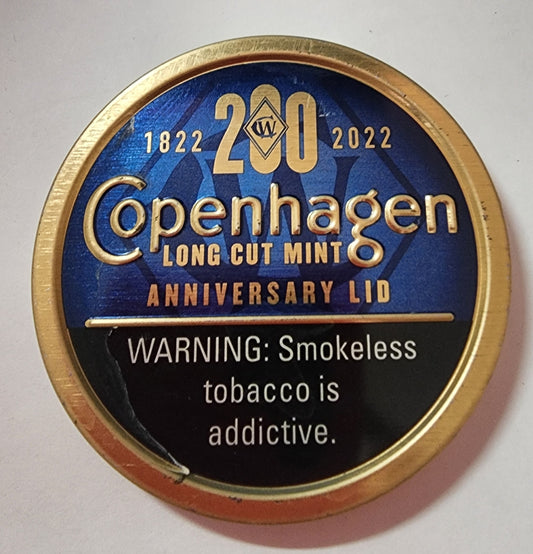 Copenhagen Long Cut Mint Anniversary Lid