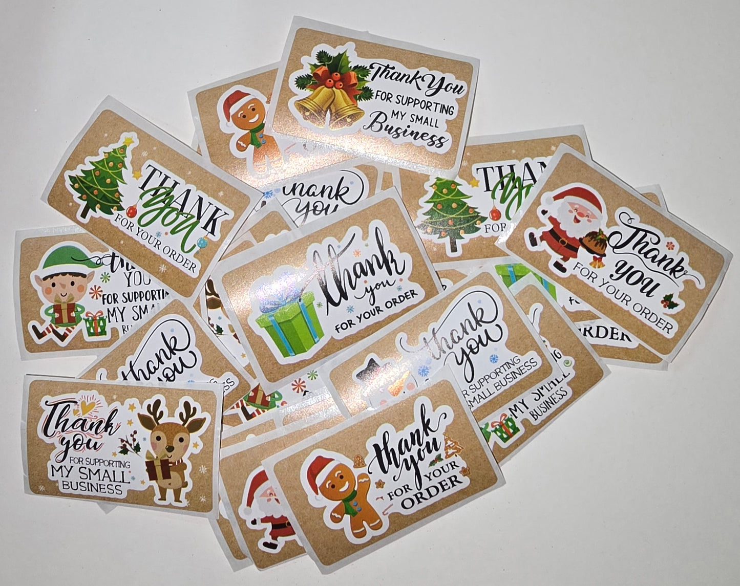 Christmas Thank You Stickers