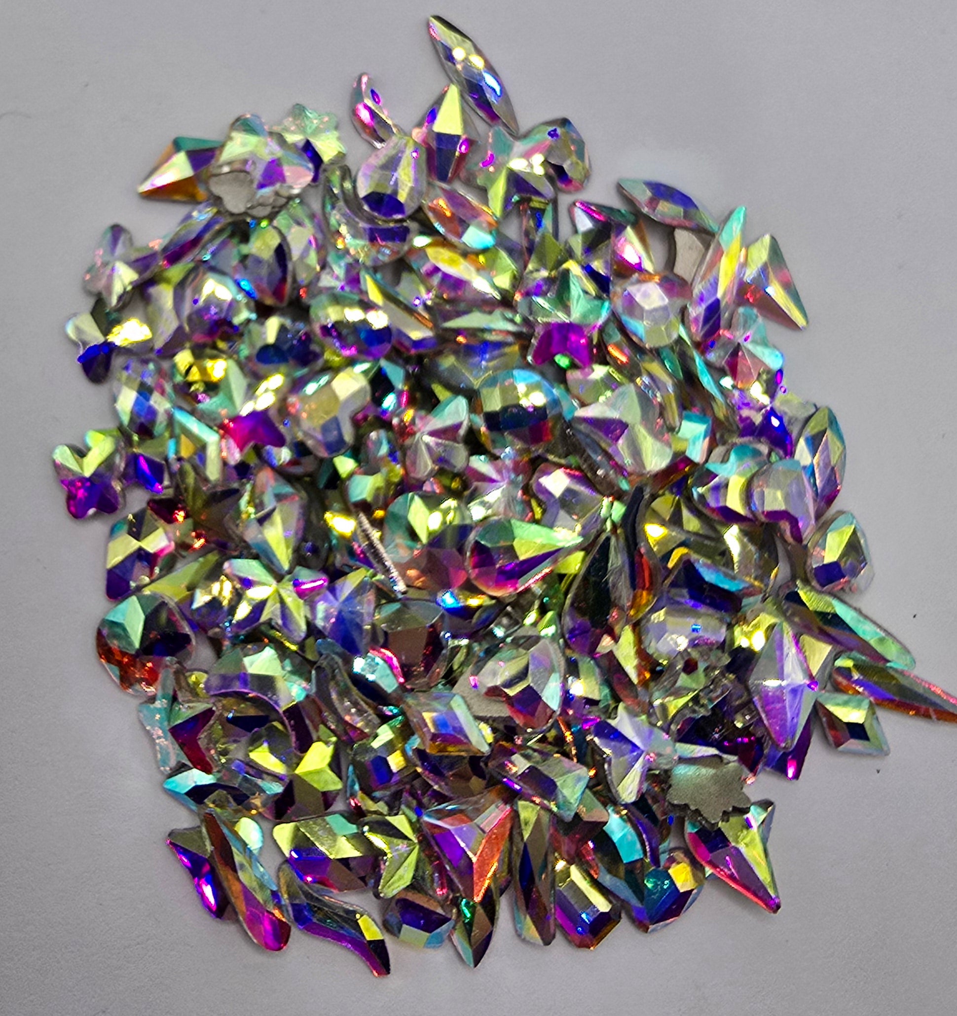 Ab Rhinestones Crystal AB Mixed Shape Rhinestones – Cured Aroma Beads