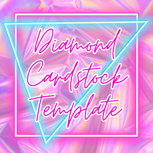 Diamond Cardstock Template