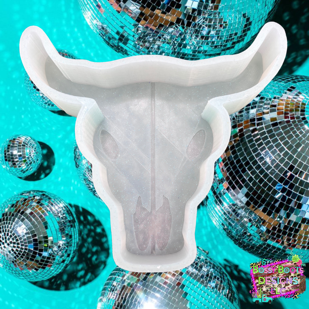 Two Faced Bull Skull
