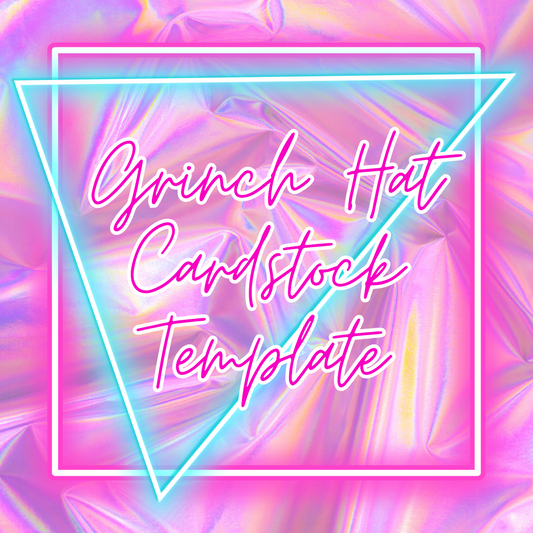 Grinch Hat Cardstock Template