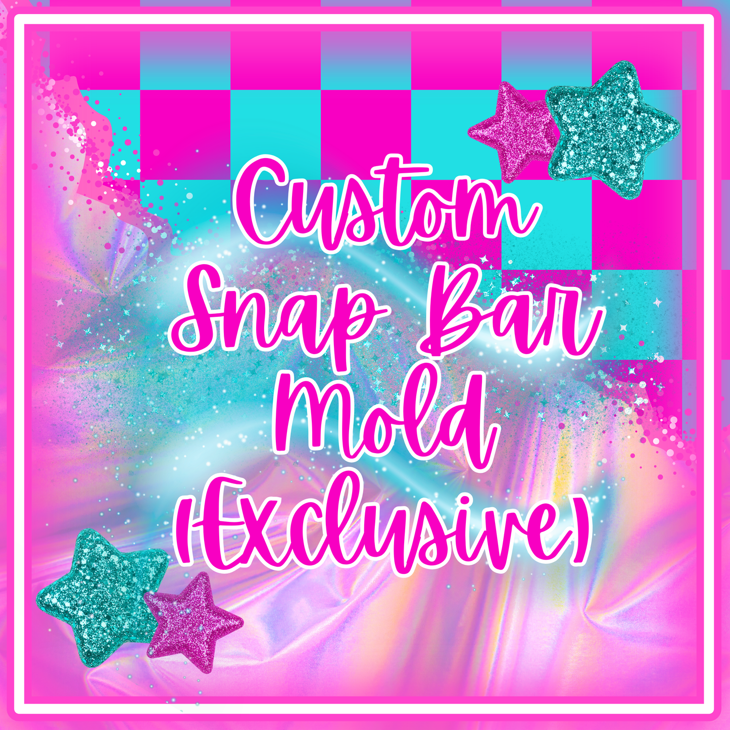 Wax Melt Snap Bar Custom Mold (Exclusive)
