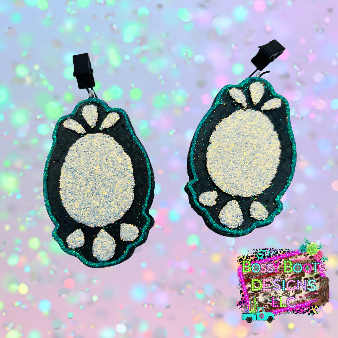 Turquoise Pendant Vent Clips