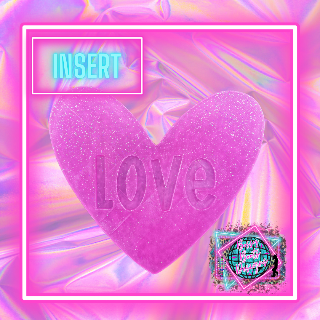Heart Love Insert – Cured Aroma Beads