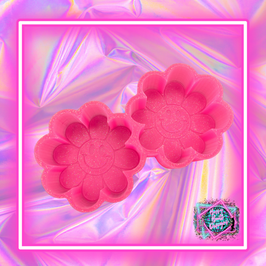 Smiley Flower Vent Clips